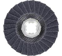 Bosch Accessories 1 x EXPERT N475 SCM X-LOCK Disco abrasivo (para acabado de superficies metálicas, diámetro 115 mm, grueso, accesorio amoladora angular)