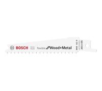 Bosch Accessories 2 unidades Hoja de sierra sable S 511 DF Flexible for Wood and Metal (Longitud 100 mm, accesorio de sierra sable)