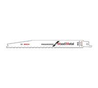 Bosch Accessories 5 unidades Hoja de sierra sable S 3456 XF Progressor for Wood and Metal (Longitud 200 mm, accesorio de sierra sable)