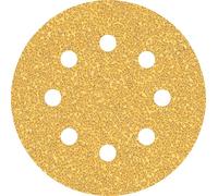 Bosch Accessories 5x Lijas Expert C470 con 8 agujeros (para Madera dura, Pintura sobre madera, Ø 115 mm, grano 40, accesorios Lijadora excéntrica)