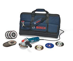 Bosch Accessories, Professional X-LOCK Paquete de sistema Kit universal y Miniamoladora GWX 750-115 X-LOCK, para Multi Material, Metal, Cerámica, Ø 115 mm, Accesorio Amoladoras Angulares