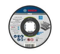 Bosch Accessories Standard for Inox X-LOCK - Disco de corte para acero inoxidable, diámetro 115 mm, accesorio amoladora angular, 1 unidad