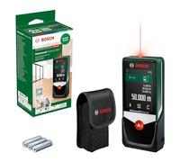 Bosch AdvancedDistance 50C Medidor Láser (mide con precisión distancias de hasta 50 m, pantalla táctil, diferentes funciones de medición con asistencia integrada, en caja de cartón)
