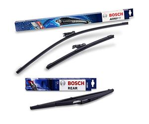 Bosch Aerofit AF299 + H840 - Juego de Limpiaparabrisas Coche Delanteros y Traseros