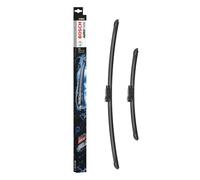 Bosch Aerotwin A 028 S Limpiaparabrisas Frontal, 650 mm / 400 mm | Set de Escobillas de Recambio para una Mayor Seguridad en la Conducción - con Adaptador Premontado