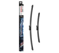Bosch Aerotwin A138S Limpiaparabrisas Frontal - Set de Escobillas de Recambio para una Mayor Seguridad en la Conducción, con Adaptador Premontado, 60cm/40cm