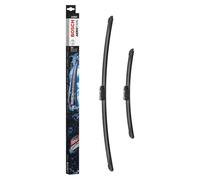Bosch Aerotwin A432S Limpiaparabrisas Frontal - Set de Escobillas de Recambio para una Mayor Seguridad en la Conducción, con Adaptador Premontado, 65cm/38cm