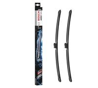 Bosch Aerotwin A843S Limpiaparabrisas Frontal - Set de Escobillas de Recambio para una Mayor Seguridad en la Conducción, con Adaptador Premontado, 55cm/55cm