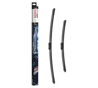 Escobilla limpiaparabrisas Bosch Aerotwin A864S, Longitud: 650mm/450mm - 1 juego para el parabrisas (frontal) - Válidas únicamente para vehículos con volante a la derecha (UK)