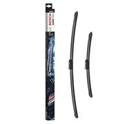 Bosch Aerotwin Aerotwin AM246S Limpiaparabrisas Frontal - Set de Escobillas de Recambio para una mayor seguridad en la conducción, con Adaptador Multi-Clip Premontado, dos Escobillas, 65 cm / 38 cm
