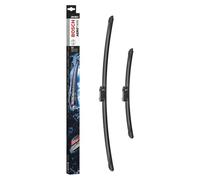 Bosch Aerotwin AM466S Limpiaparabrisas Frontal - Set de Escobillas de Recambio para una Mayor Seguridad en la Conducción, con Adaptador Multi-Clip Premontado, dos Escobillas, 65cm/38cm