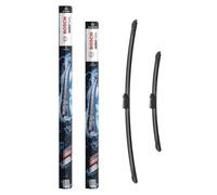 Bosch Aerotwin eA 945 S Limpiaparabrisas Frontal 650 mm / 400 mm | Set de 2 Escobillas de Recambio para más Seguridad al Conducir, Adaptador Multi-Clip Premontado - Embalaje Fino y Compacto