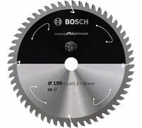 Bosch Akku-Kreissägeblatt Estándar para Aluminio, 190 x 2 / 1,5 x 20 , 56
