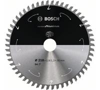 Bosch Akku-Kreissägeblatt Estándar para Aluminio, 210 x 1,9 / 1,3 x 30 , 54Z