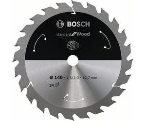 Bosch Akku-Kreissägeblatt Estándar para Madera, 140 x 1,5 / 1x 12,7, 24 Dientes