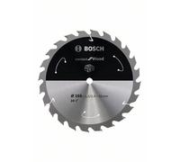 Bosch Akku-Kreissägeblatt Estándar para Madera, 165 x 1,5 / 1 x 10 , 24 Dientes