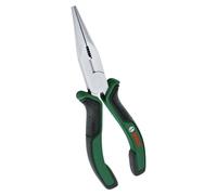 Bosch Alicates punta larga 180 mm/7" (alicate punta larga precisa, duradera; arista corte calentada inducción; superficie niquel-cromada; empuñadura ergonómica)