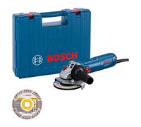 Bosch Amoladora Angular GWS 12-125, Maletín De Herramientas