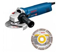 BOSCH Amoladora angular GWS 1400 + disco de diamante 0615990N1V