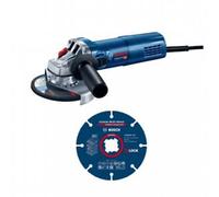 BOSCH Amoladora angular GWS 9-125 S + 1x disco de corte X-LOCK Carbide Multi Wheel 0615990N3G