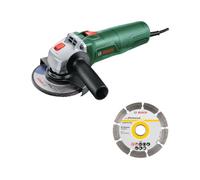 Bosch Amoladora angular UniversalGrind 750-125 | Incluye disco de diamante, caja de cartón