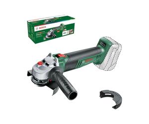 Bosch amoladora pequeña a batería UniversalGrind 18V-75 (sin batería; sistema de 18 voltios; para amolar, cortar, cepillar y lijar varios materiales; 115mm diámetro; en embalaje de cartón)