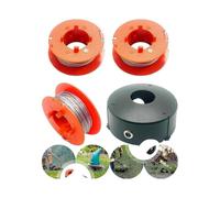 Bosch Art 23 26 30 Easytrim Combitrim Wire Spool 8M x 1.6mm Pro-Tap Automatic Spool Soft Cord with Cover F016L71088 (3 Spools + 1)