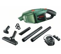Bosch EasyVac 12 Aspiradora escoba 2 en 1 Secar Sin bolsa Negro, Verde 2,5 Ah