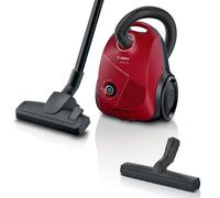Bosch, Aspirador con Bolsa, Serie 2, Ligero, 3,5 litros, Rojo, BGBS2RD1 | Diseño compacto y ligero para limpiar y guardar fácilmente.