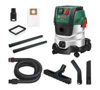 Bosch Aspirador con Cable PAS20-220P (Tubos de extensión (plástico), Manguera de aspiración de 2,2 m, Tubo Flexible/acodado, boquillas para Suelos y Ranuras, Filtro Plisado Plano, UniversalAdapter)