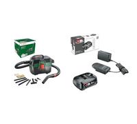 Bosch Aspirador en seco y húmedo a batería AdvancedVac 18V-8(sin batería, Sistema de 18 voltios, Embalaje en Caja) + Bosch Kit de démarrage de batterie 18 V (1 batterie 2,5 Ah, chargeur, système 18 V)