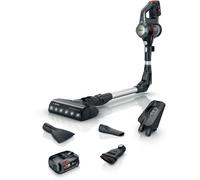 Bosch BBS712A aspiradora de pie y escoba eléctrica Aspiradora escoba 2 en 1 Batería Secar Filtro higiénico Sin bolsa 0,3 L Grafito