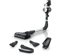 Bosch - Aspirador sin Cable Unlimited 7, Pack de batería de 3.0 Ah, Tubo Flexible, diseño Ligero, Accesorios, Luces LED, Blanco BBS711W