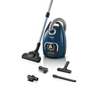 Bosch Aspiradora con Bolsa Serie 8 BGL8XPER, 700 W, Color Azul | Ideal para alérgicos, filtro higiénico, garantía del motor, boquilla XXL para tapicería, boquilla XXL para juntas