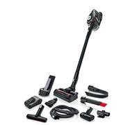 Bosch Aspiradora inalámbrica Unlimited 8 BSS825MULT, Sistema de Filtro HEPA, Alta succión, Larga duración, batería reemplazable de 5 Ah, Cargador rápido, Boquilla Suave para Suelos Duros, Gris