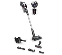 Bosch Aspiradora inalámbrica Unlimited 9 BKS931BA, tecnología MicroClean, Pantalla, compresión de Polvo, Sistema de Filtro HEPA, garantía de 10 años, batería reemplazable, luz LED, Boquilla para