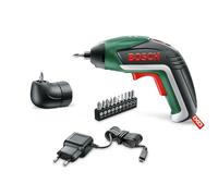 Bosch Atornillador a batería IXO Medium Set (quinta generación, accesorio angular, 10 puntas, cargador USB, estuche blando, 3,6 voltios)
