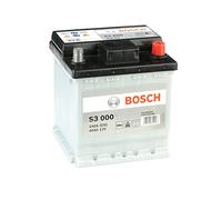 BOSCH Batería 40, Ah 340, A/EN 0 092 S30 000 L 175mm B 175mm H 190mm Compatible con VW up! Hatchback 121, 122, BL1, BL2, BL3, 123 Fox Hatchback 5Z1, 5Z3, 5Z4 load up! Furgoneta 121, 122, BL1, BL2