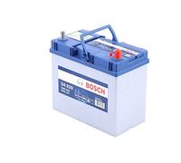 Bosch Batería de coche S4020 – 45 A/h 330 A – Plomo-ácido para vehículos sin sistema Start y Stop