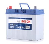 BOSCH Batería 45, Ah 330, A/EN 0 092 S40 230 L 238mm B 129mm H 227mm Compatible con MERCEDES-BENZ O 304, FIAT Series 600, HYUNDAI S COUPE SLC, TOYOTA Yaris Hatchback P1, MAZDA RX 5, MITSUBISHI COLT