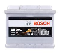 BOSCH Batería 52, Ah 520, A/EN 0 092 S50 010 L 207mm B 175mm H 175mm Compatible con FORD Fiesta Mk6 Hatchback CB1, CCN, JA8, JR8, SKODA Octavia III Combi 5E5 Octavia III Hatchback 5E3, NL3, NR3