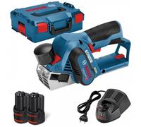 Bosch Batería-hank Gho 12V-20 Profesional 2x Pila 3,0Ah + Cargador En L-BOXX 06
