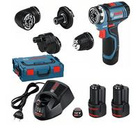 Bosch Batería Taladro GSR 12V-15 FC Con 2 x 2,0 Batería Ah L-BOXX 4 Ensayos 060