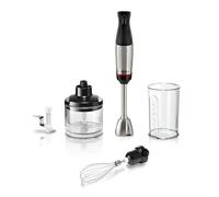 Bosch - Batidora de mano, ErgoMaster, 1000W, QuattroBlade, Acero inoxidable, MSM6M622