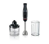 Bosch, batidora de mano, ErgoMaster Serie 4, motor de 1000 vatios, control dinámico de velocidad, sistema QuattroBlade, accesorios incluidos, MSM4B620