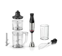 Bosch - Batidora de mano, ErgoMaster Serie 6, motor refrigerado por aire de 1000 vatios, control dinámico de velocidad, sistema de mezcla QuattroBlade Pro, accesorios incluidos, MSM6M652