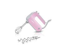Bosch - Batidora de Repostería Styline, 500 W, 5 velocidades, Barillas FineCreamer, Cuchillas de Acero Inoxidable, Rosa, MFQ4030K