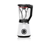 Bosch, Batidora de vaso VitaPower Serie 4, Blanca, MMB4151W | Consigue texturas suaves y pica hielo con total tranquilidad en su jarra resistente apta para el lavavajillas.