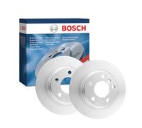 Bosch BD1650 Discos de Freno Traseros - 290 mm - 1 Juego de 2 Discos | Discos Macizos, Alto Contenido en Carbono - Certificación ECE-R90 - Excelente Refrigeración, Anticorrosión