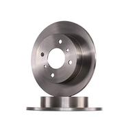 Bosch BD486 Discos de Freno Traseros - 257,8 mm - 1 Juego de 2 Discos | Discos Macizos - Certificación ECE-R90 - Frenado fiable, Rendimiento Estable, Protección Anticorrosión